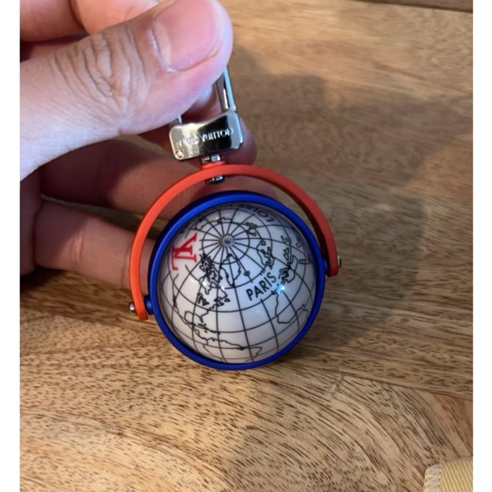 Louis Vuitton Portocle Explorer Globe Charm/Keychain
